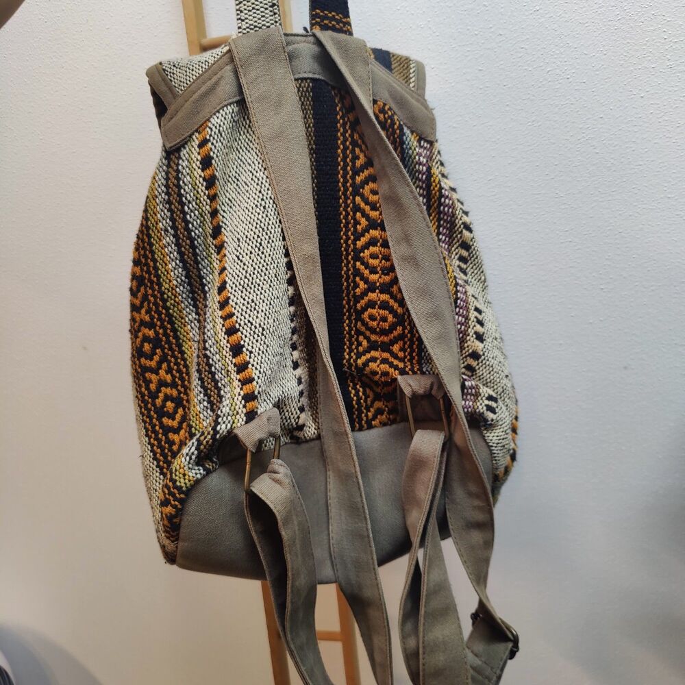 Bohemian Striped Backpack Catori - Picture 2 of 8